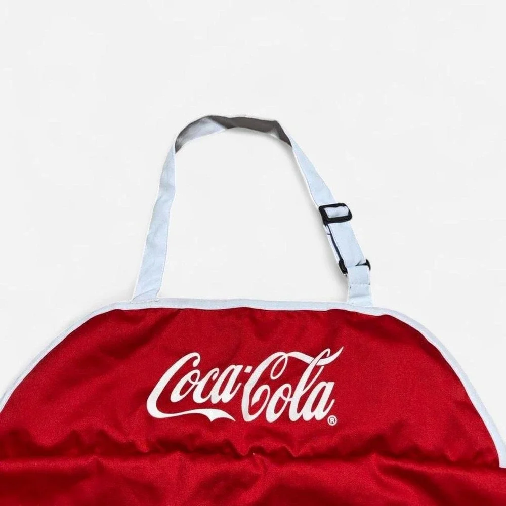 Coca-Cola red apron with pockets retro vintage like